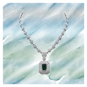 SOLACE EMERALD NECKLACE